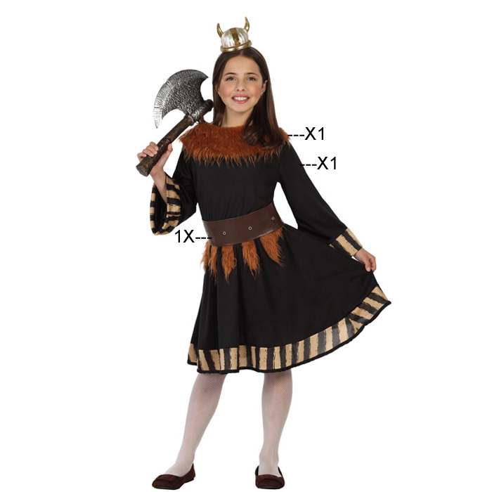 DISFRAZ DE VIKINGA