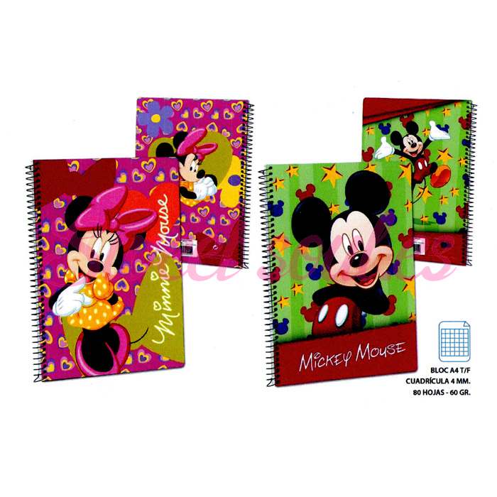 BLOCK C4 A4 T/F 60gr 80H DISNEY KB